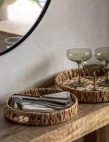 Water Hyacinth Trays (Set of Two)