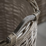 Woven Large Wicker Baskets (pair)