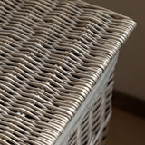 Woven Willow Lined Laundry Basket