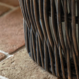 Woven Willow Linen Baskets (pair)