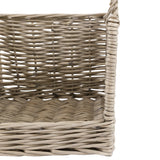 Woven Willow Log Baskets (Pair)