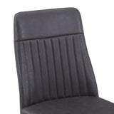 Industrial Rustic Grey Dining Chairs (Pair)