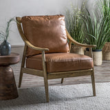 Arles Brown Accent Chair