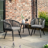 Balestrand Grey Outdoor 2-Seater Bistro Set