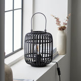 Bamboo Black Table Lamp