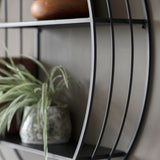 Black Circular Display Shelf