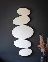 Black Pebble Mirror