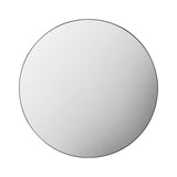 Black Round Slim Mirror