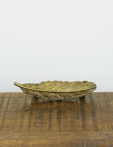 Brass Feather Drawer Knob