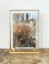 Antique Gold Standing Picture Frame