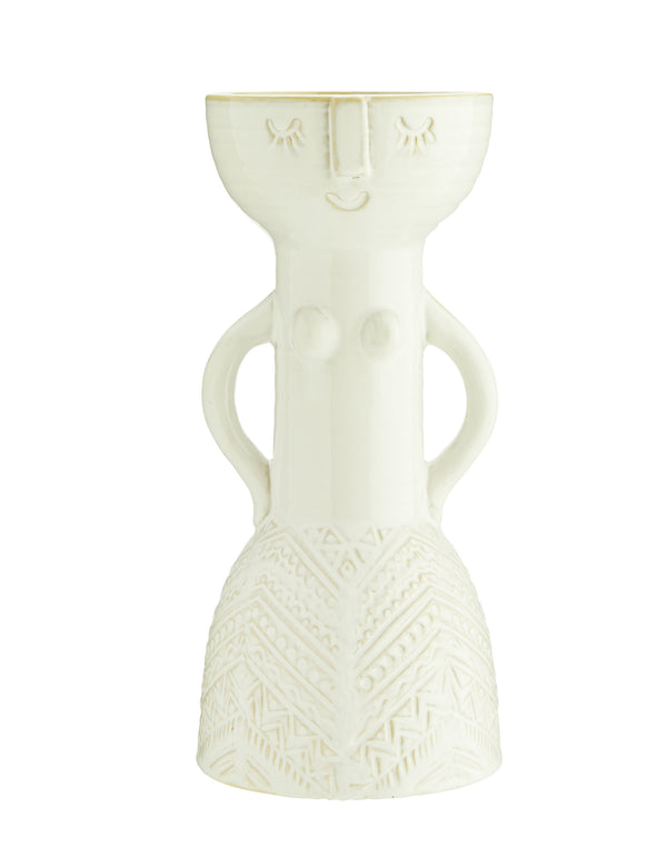 Ceramic Woman Face Vase