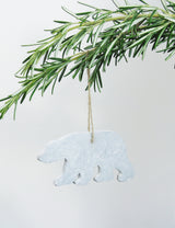 Concrete Animal Hanging Decorations - Polar Bear