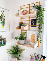 Fency Reclaimed Small Wall Storage Shelving Unit