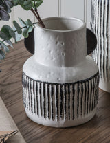 Fika Monocrome Stoneware Vase