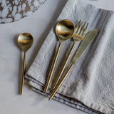 Gold Cutlery Set 16 Piece