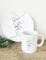 Illustrated Kiss Artist Coffee Mug