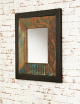 Industrial Reclaimed Square Mirror