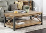 Industrial Rustic Large Coffee Table