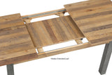 Industrial Rustic Extending Dining Table