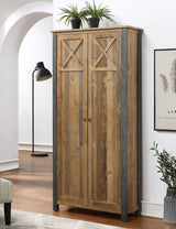 Industrial Rustic Freestanding Storage Cupboard
