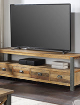 Industrial Rustic Large Widescreen TV Stand