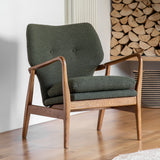Karlstad Green Armchair