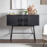 Keiko Black Oak Raised Sideboard