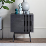 Keiko Black Oak Side Table