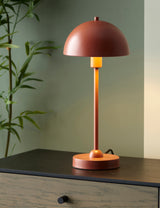 Matt Pink Dome Table Lamp