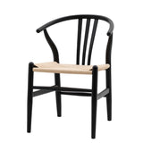 Nara Black Wishbone Chairs (Pair)