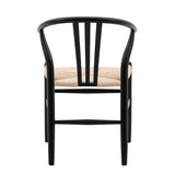 Nara Black Wishbone Chairs (Pair)