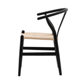 Nara Black Wishbone Chairs (Pair)