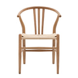 Nara Natural Wishbone Chairs (Pair)