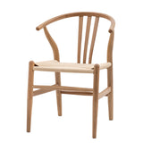 Nara Natural Wishbone Chairs (Pair)