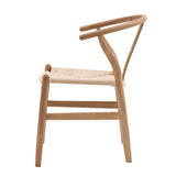 Nara Natural Wishbone Chairs (Pair)