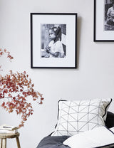 Natural Geometric Print Cushion