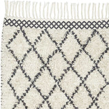 Natural Shaggy Moroccan Berber Rug