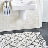 Natural Shaggy Moroccan Berber Rug