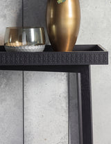 Nomad Black Console Table