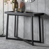 Nomad Black Console Table