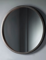 Nomad Black Round Mirror