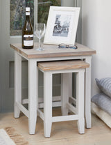 Nordic Grey Nest of Two Tables