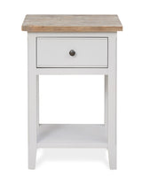 Nordic Grey Side Table With Drawer