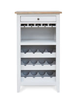 Nordic Grey Wine Rack & Storage Cabinet