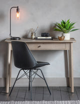 Oak Grey Desk With Drawer