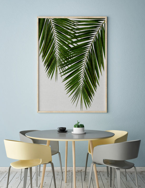 Palm Leaf Retro Art Print