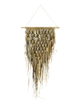 Palm Leaf Tapered Wall Hanging