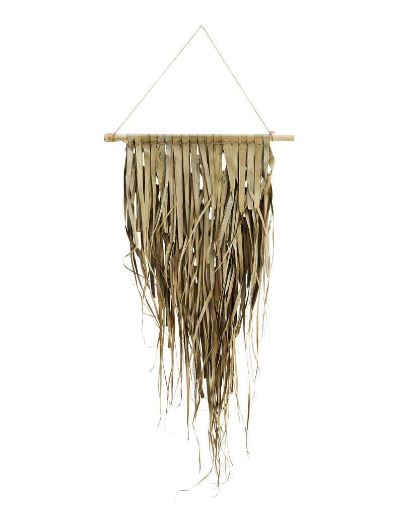 Palm Leaf Tapered Wall Hanging