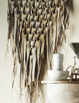 Palm Leaf Tapered Wall Hanging