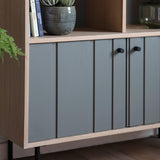 Sapporo Grey & Oak Display Unit